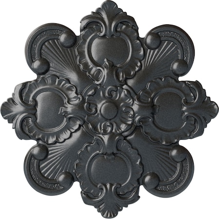 Katheryn Ceiling Medallion, Hand-Painted Pewter, 18 1/8OD X 1 1/4P